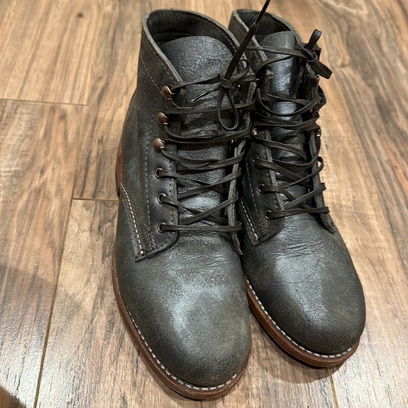 Wolverine 1000 mile boots genuine leather silver lace - Picture 2 of 9